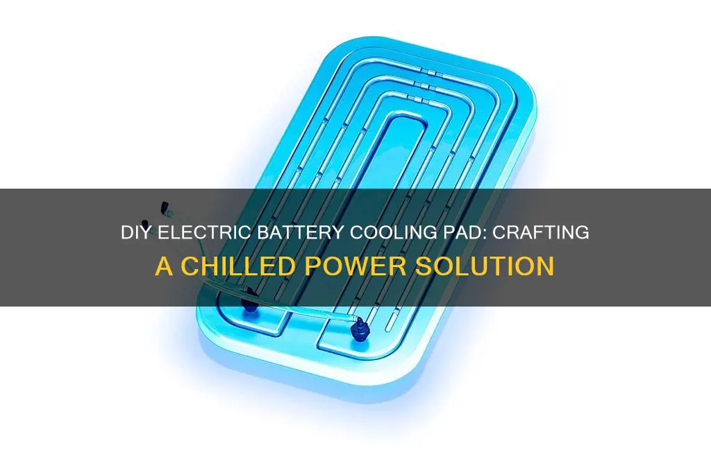 how to create a electric batterycooling pad