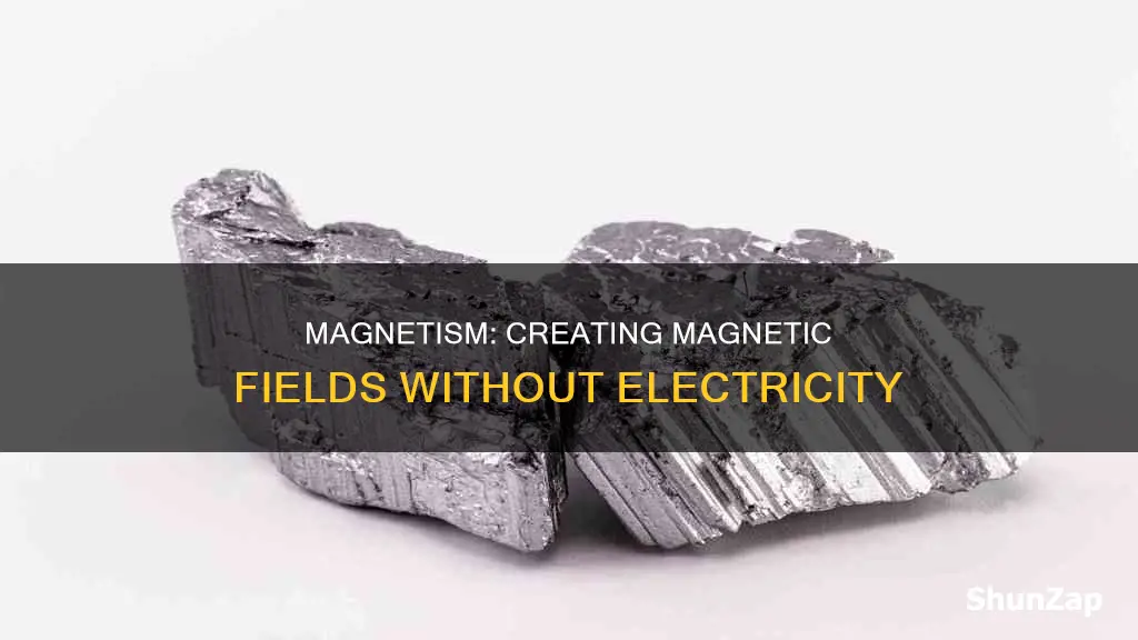 how to create a magnet without electricity