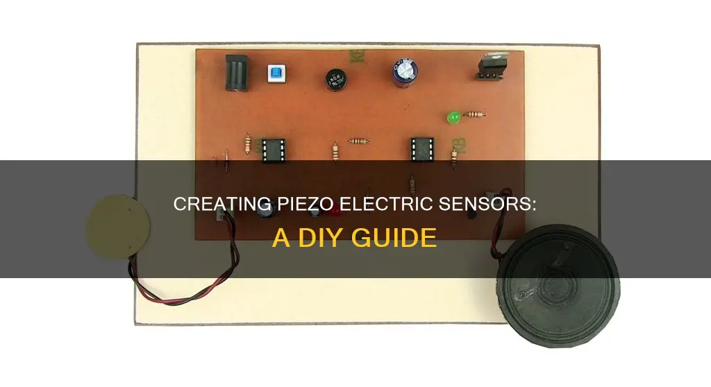 how to create a piezo electric sensor