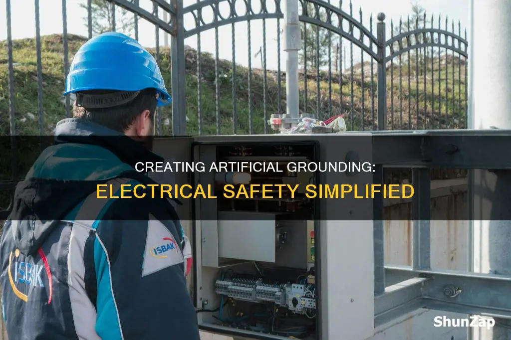 how to create an artifical ground electrical