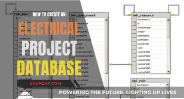Creating a Structured Electrical Project Database