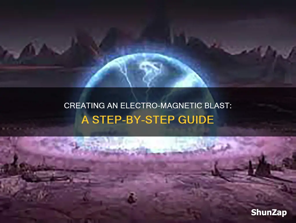 how to create an electro magnetic explosion