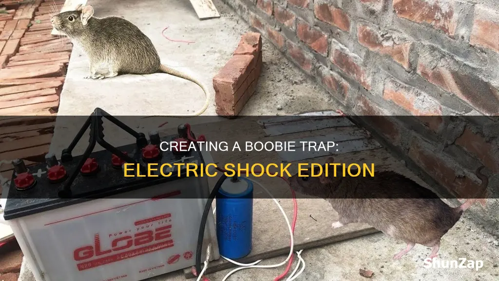 how to create boobie trap with electricity