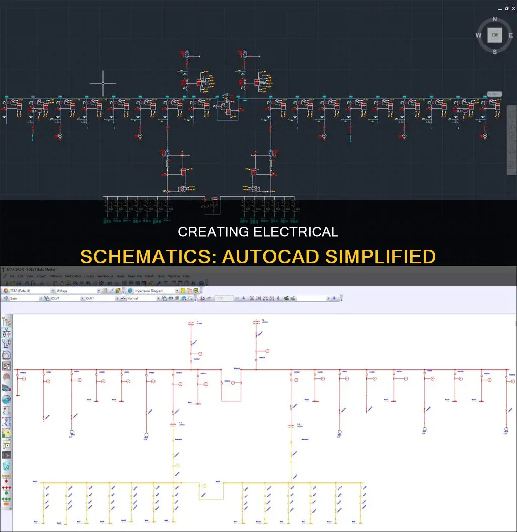 how to create electrical schematic in autocad