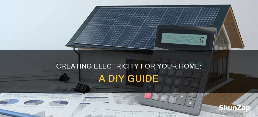 how to create electricity for your home