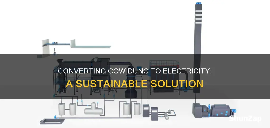 how to create electricity from cow dung