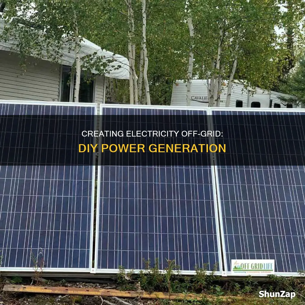 how to create electricity off the grid