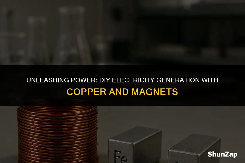 how to create electricity using copper wire and magnets