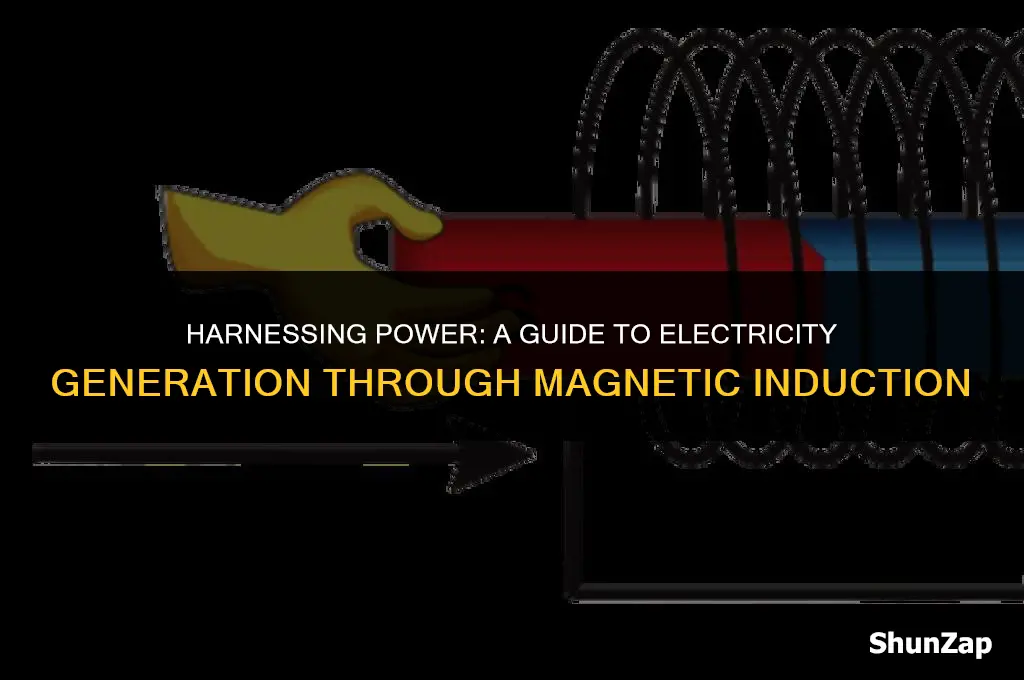 how to create electricity using magnetic induction
