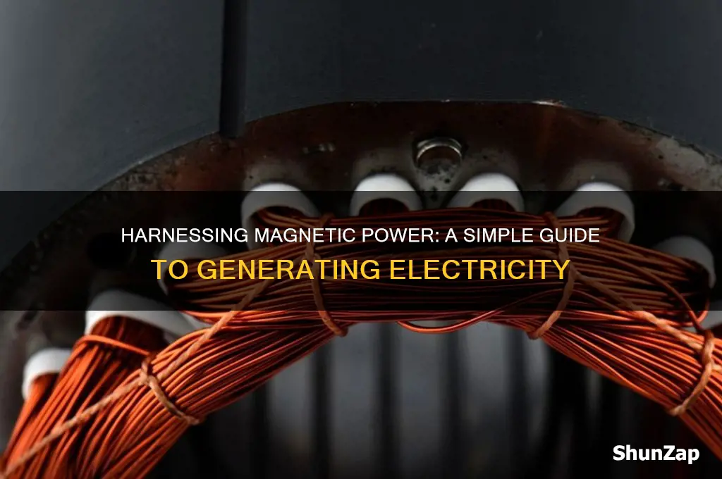 how to create electricity using magnets