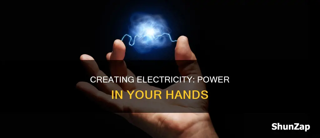 how to create electricity with your hands