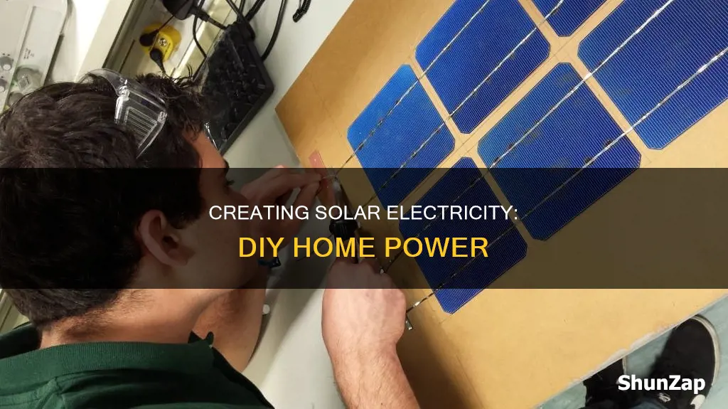 how to create your own solar electricity