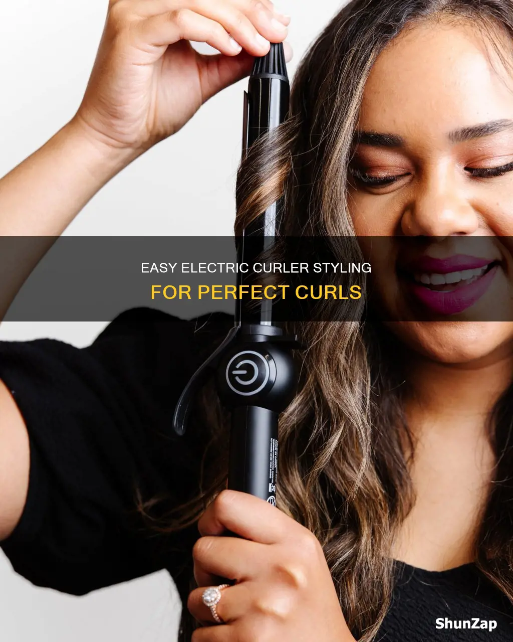 how to curl hair with electric curlers
