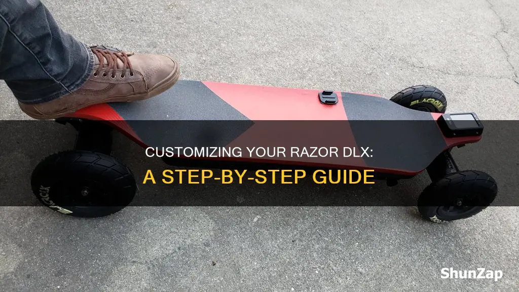 how to customize razor dlx electric skateboard