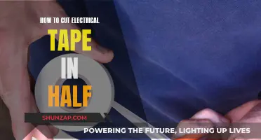 Cutting Electrical Tape: A Simple Guide to Halving It
