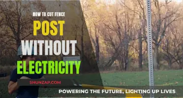 Cutting Fence Posts: Off-Grid Power Tools and Techniques