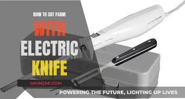 Cutting Foam: Electric Knife Techniques