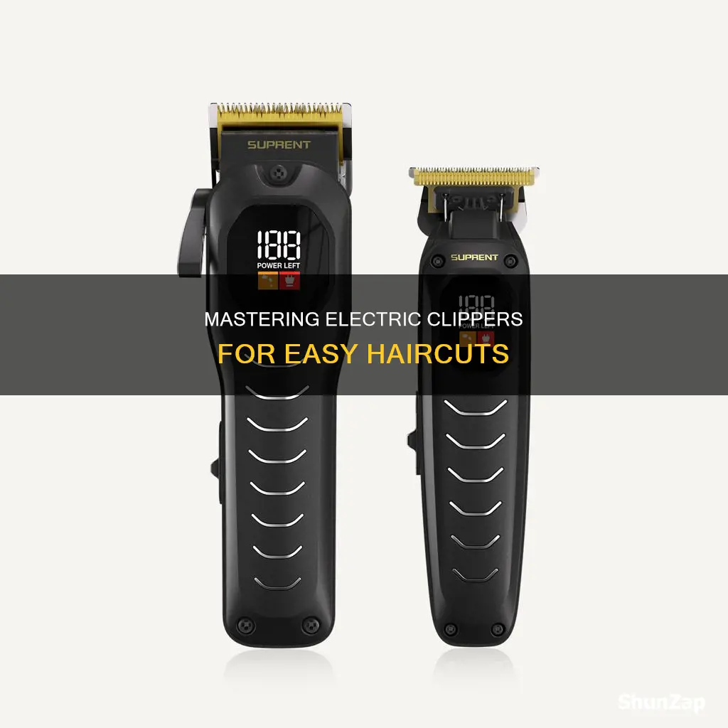 how to cut hair eith electric clippers