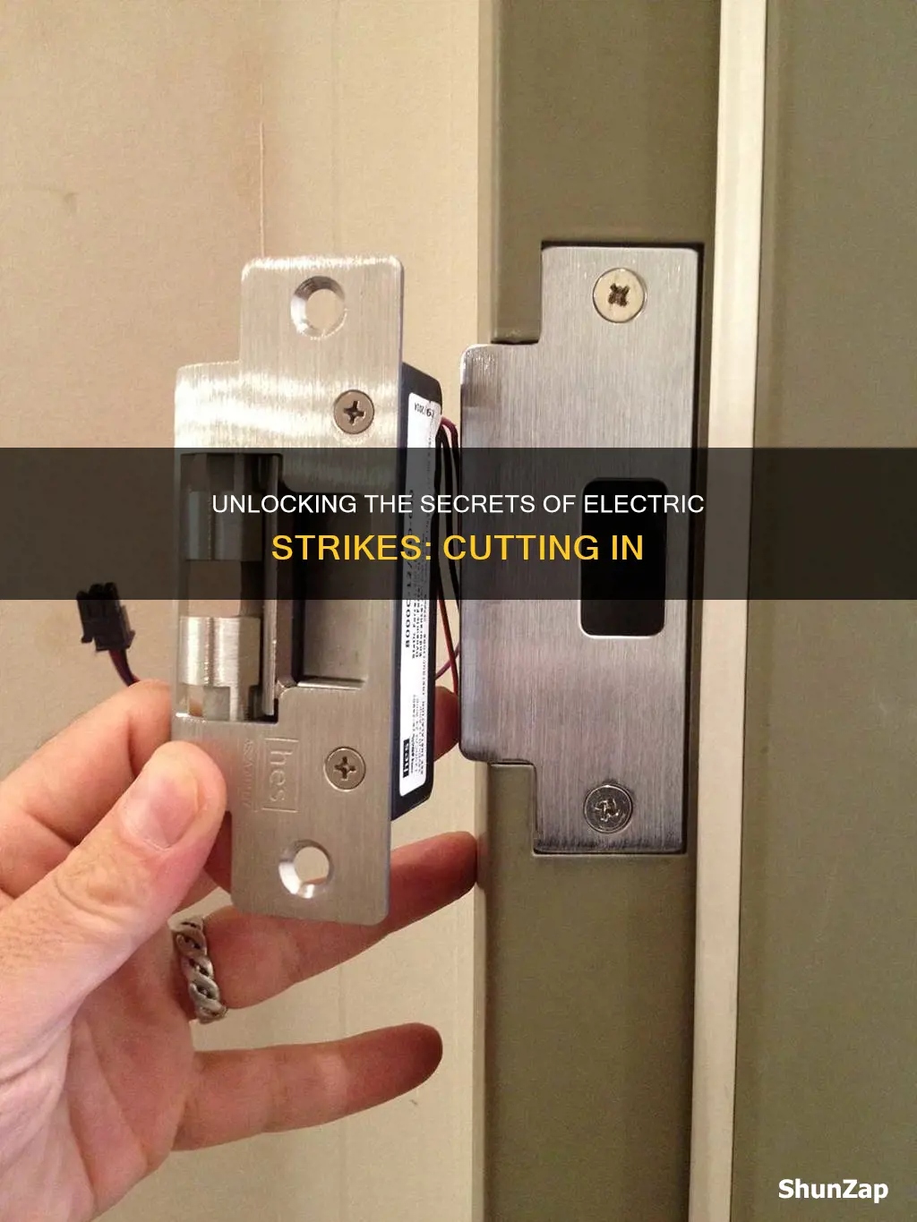how to cut in an electric strike