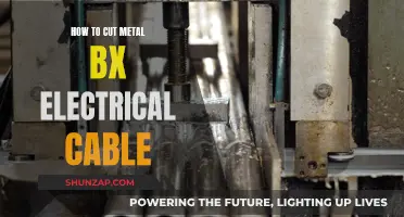 Cutting Metal BX Electrical Cable: A Step-by-Step Guide