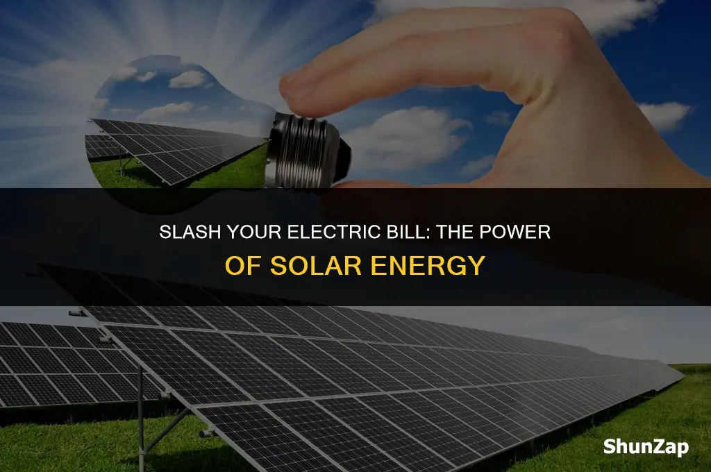 how to cut your electric bill using solar power