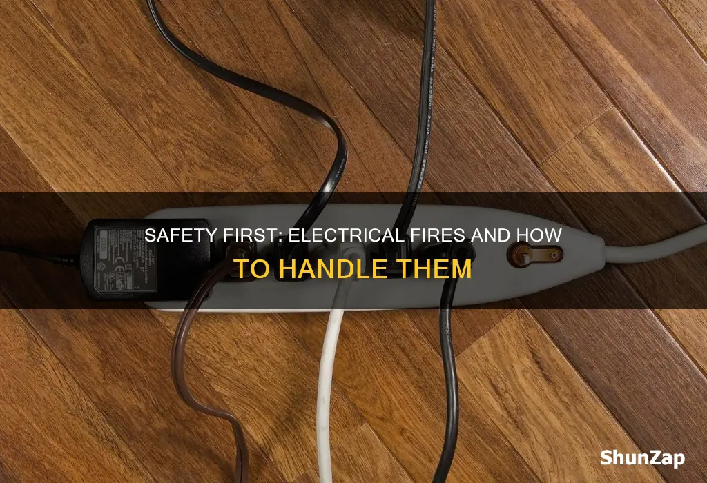 how to deal with a electrical fire