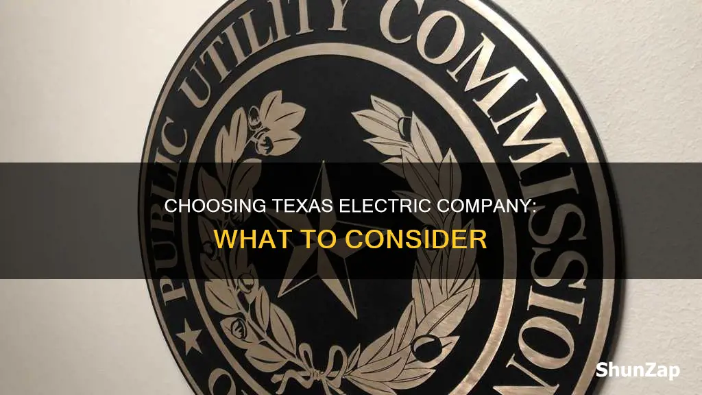 how to decide on which electric company provider in texas