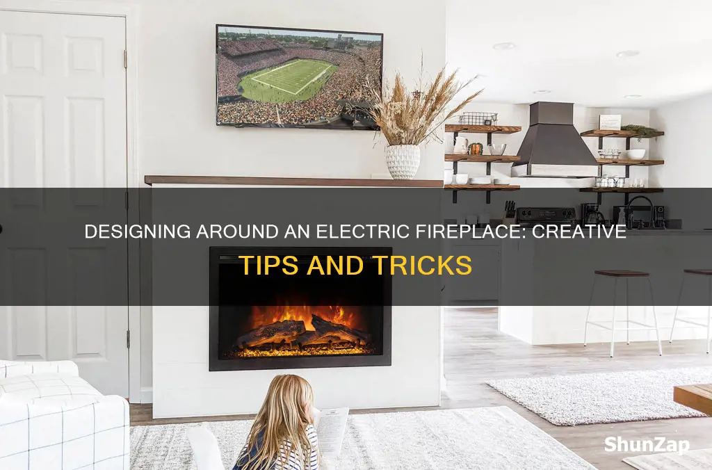 how to decorate around an electric fireplace