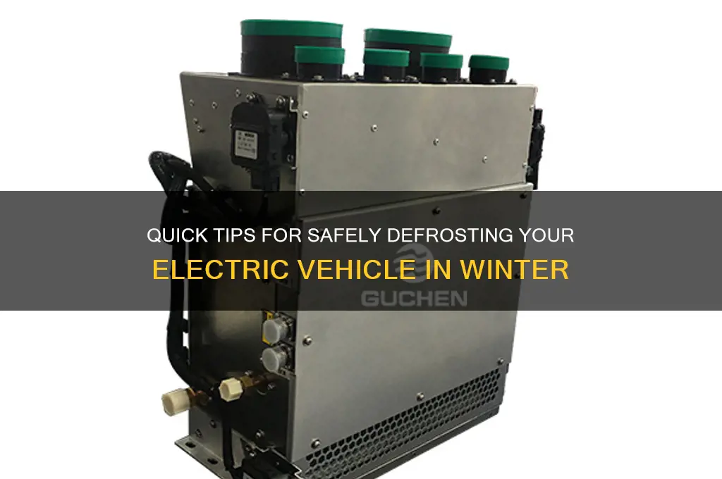 how to defrost an electric car