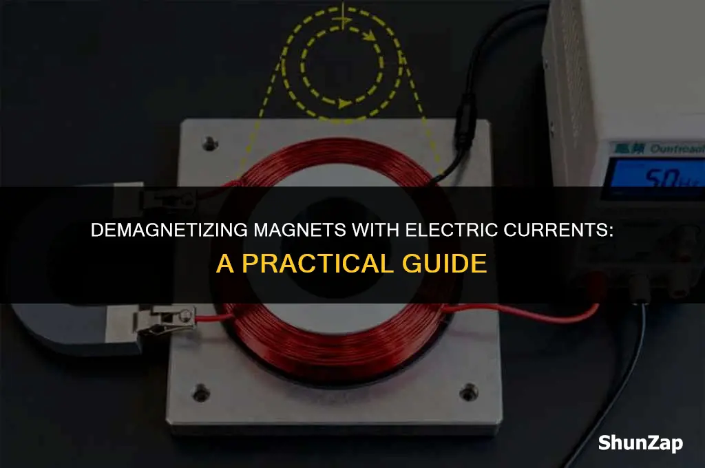how to demagnetize a magnet using electricity