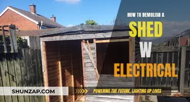 Demolishing a Shed: Electrical Safety Guide