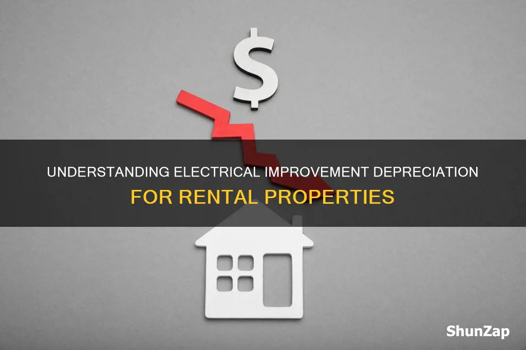 how to depreciate major rental electrical improvements