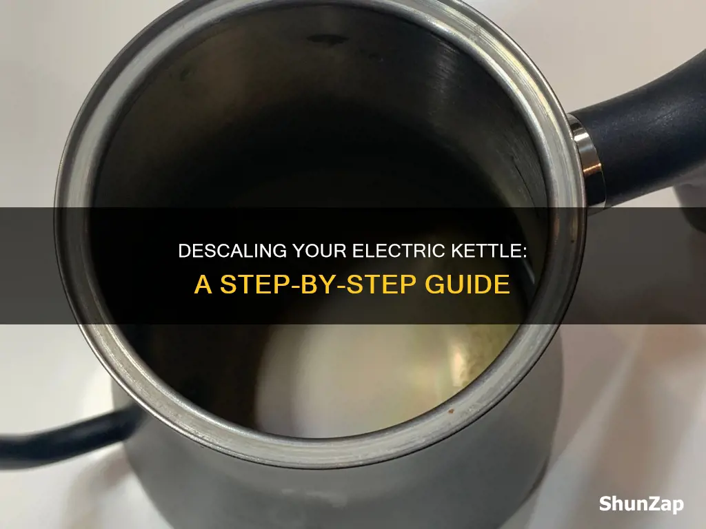 how to descale an electric kettle uk