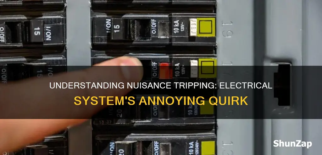 how to describe nuisance tripping in electrical