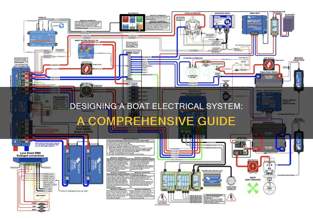how to design a boat electrical system