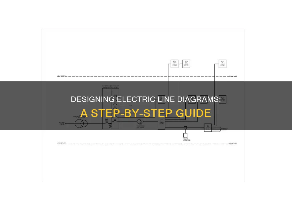 how to design a electric line diagram