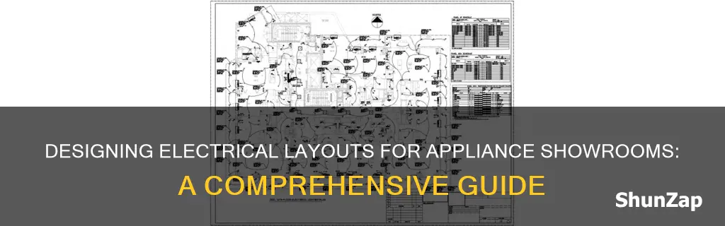 how to design electrical for appliance showroom