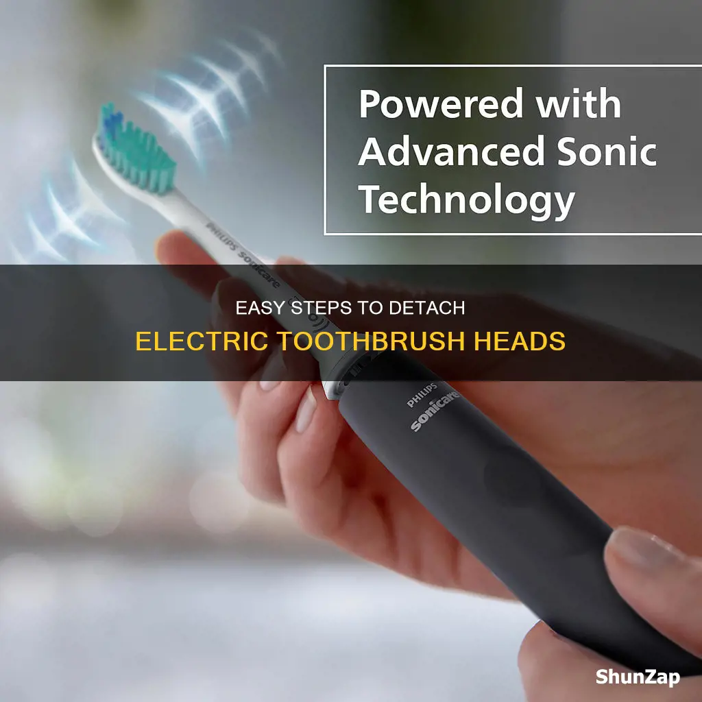 how to detach top of electric toothbrush
