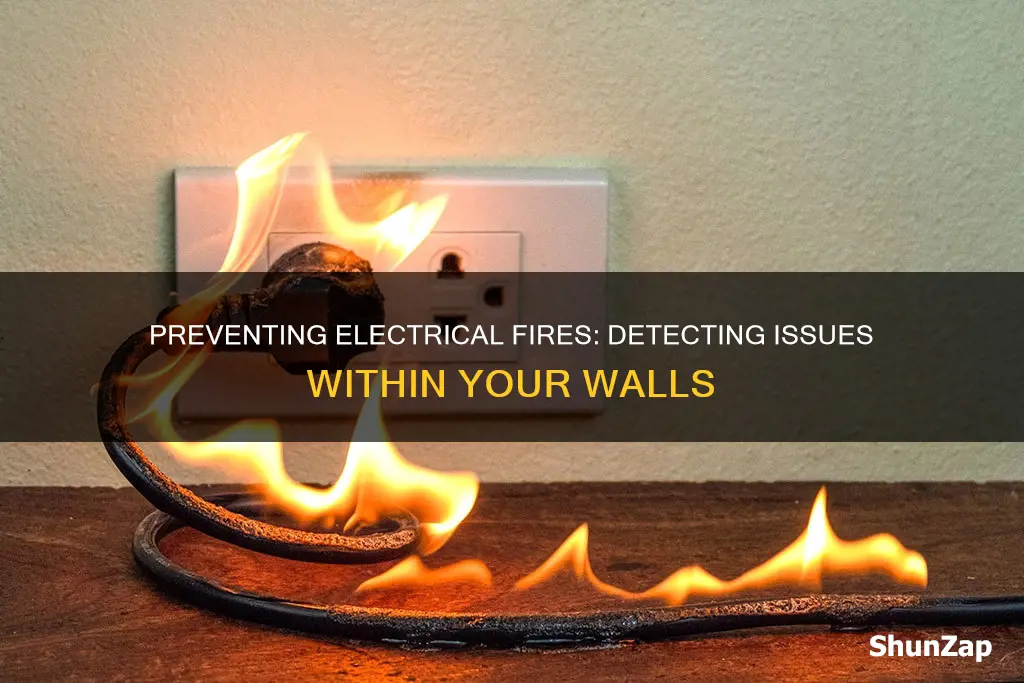 how to detect electrical fire in wall