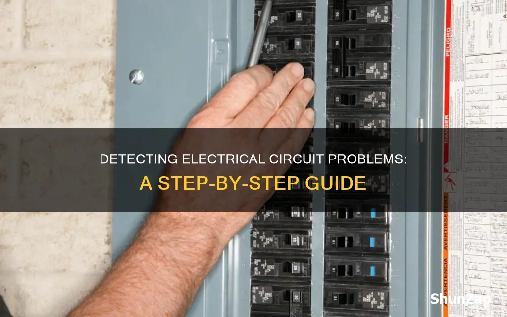 how to detect problem in electrical circuit