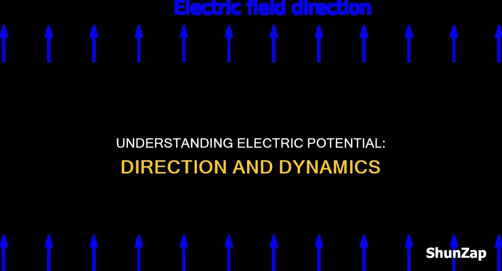 how to determine direction of electric potential