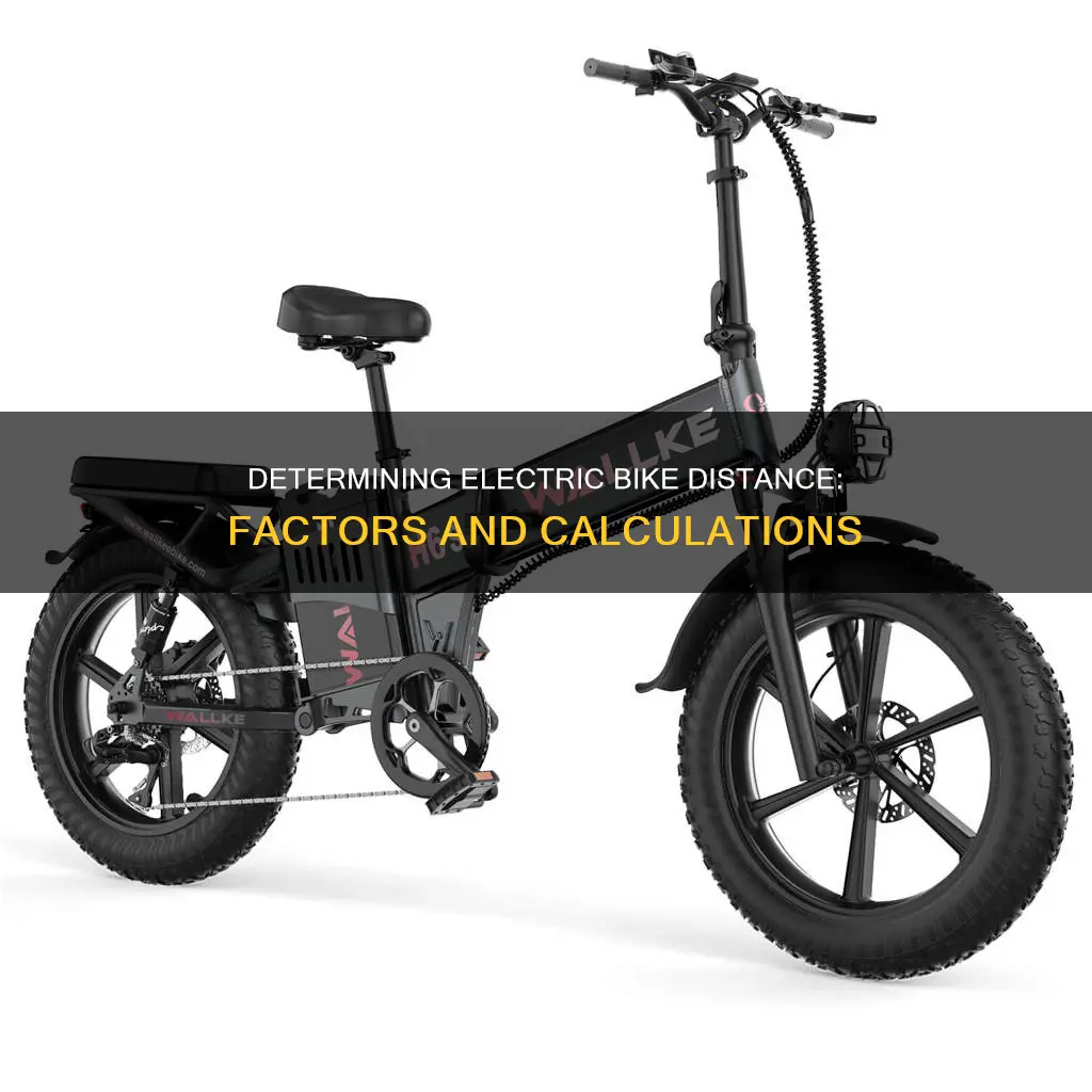 how to determine electric bike distance