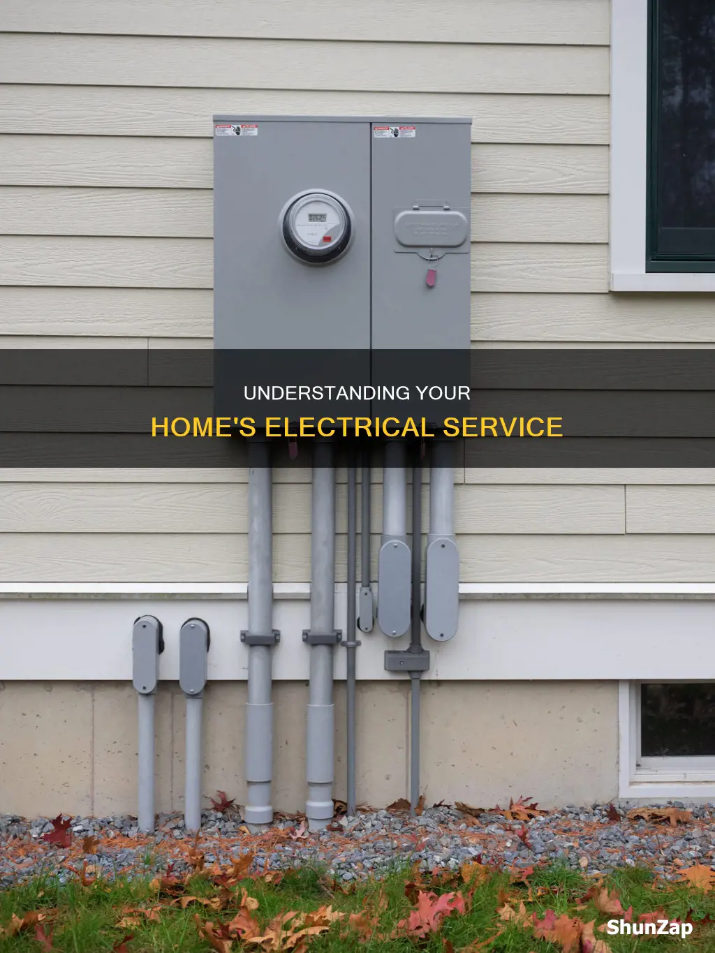 how to determine electrical service to house