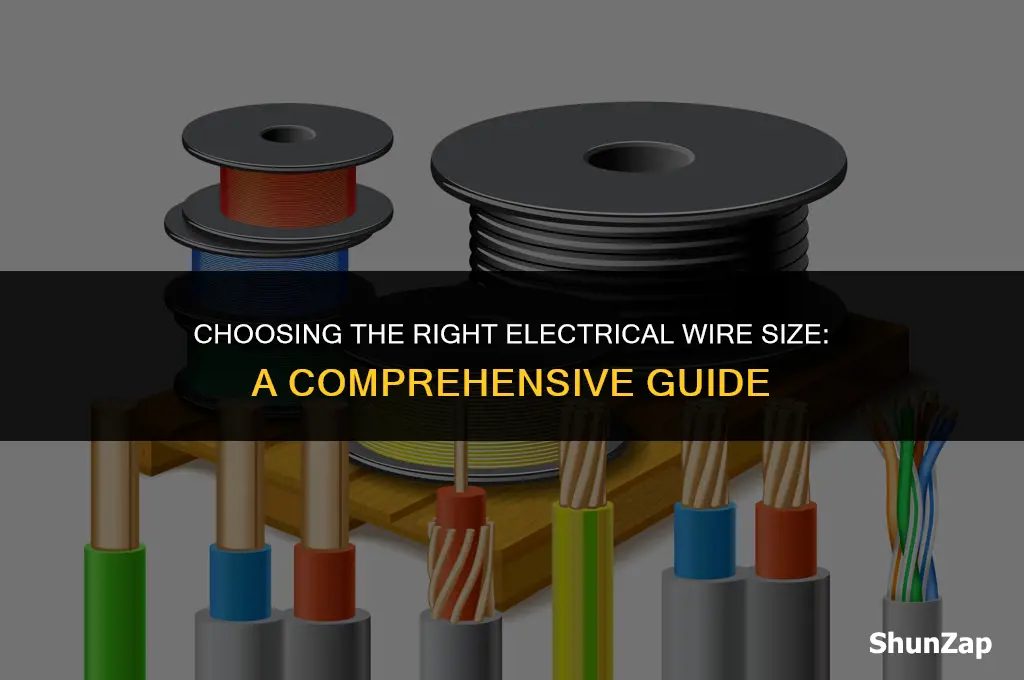how to determine what size electrical wire to use