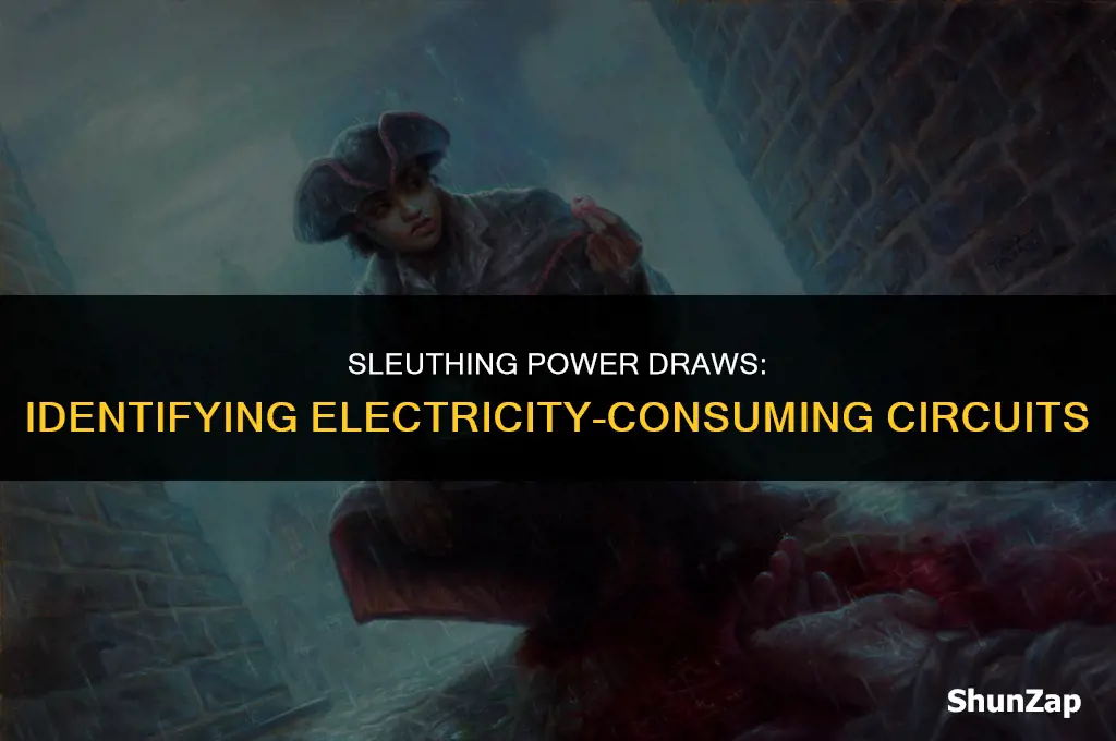 how to determine which circuit is using electricity