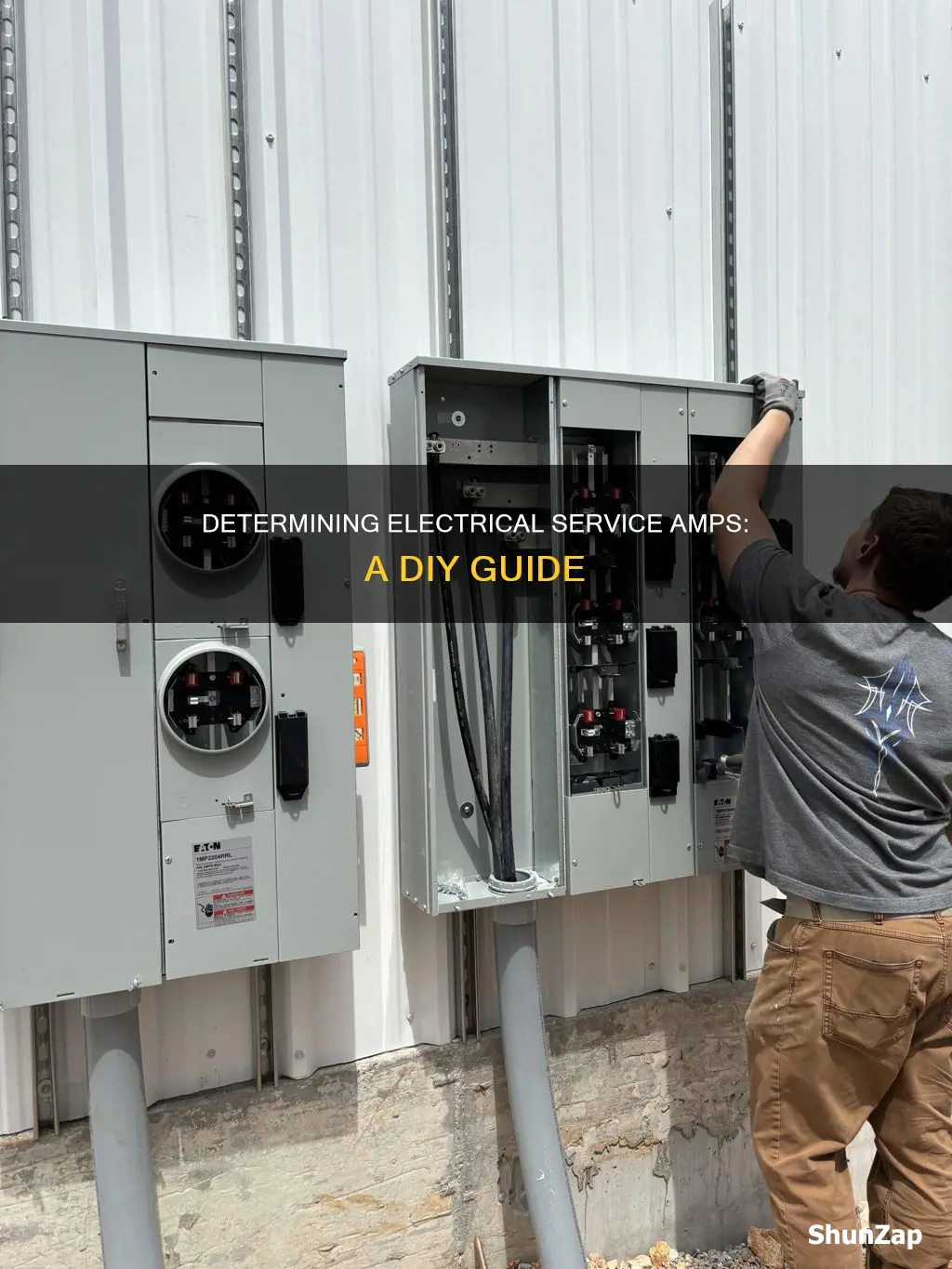 how to determine your electrical service amps