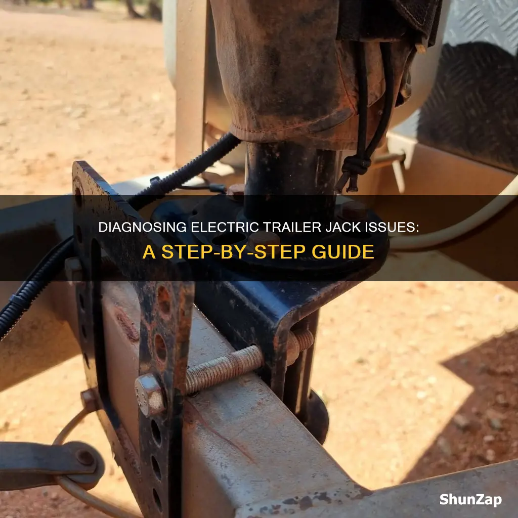 how to diagnose an electric trailer jack