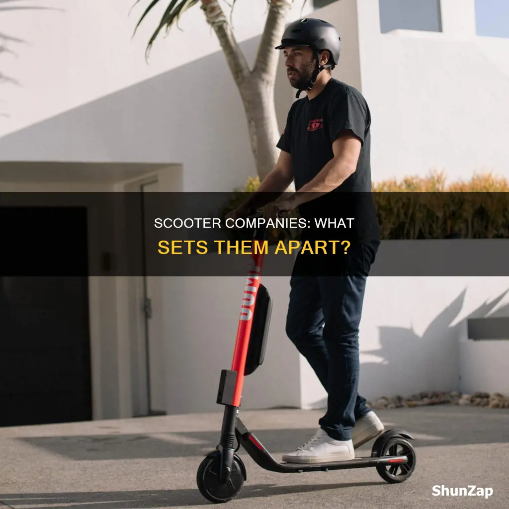 how to differentiate from electric scooter companies