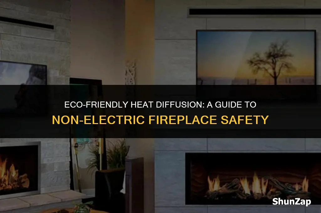 how to diffuse heat from fireplace without electricity