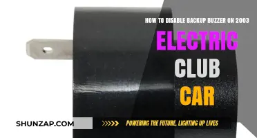 Disabling Backup Buzzer on 2003 Electric Club Car: A Quick Guide